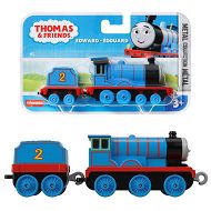 Fisher-Price Tomek i Przyjaciele Edward lokomotywka z wagonikiem Popchnij i jedź GDJ57
