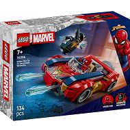 LEGO Marvel Super Heroes Spider-Man w samochodzie kontra zvenomowany Wolverine 76336