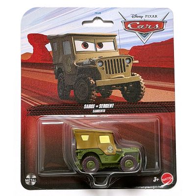 Mattel Auta Cars - Sarge Kamasz JLY64