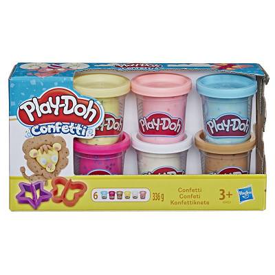 Hasbro Ciastolina Play-Doh - 6-pak Confetti B3423