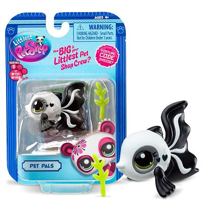 Littlest Pet Shop seria 3 Zwierzątko Nr 138 Rybka 00523