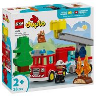 LEGO DUPLO Wóz strażacki z wężem i strażakiem 10473