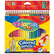 Colorino - Kredki trójkątne 24 kolory + temperówka 57462