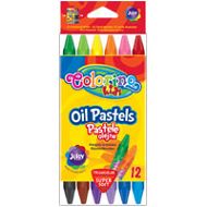 Colorino - Pastele olejne trójkątne 12 kolorów 32636