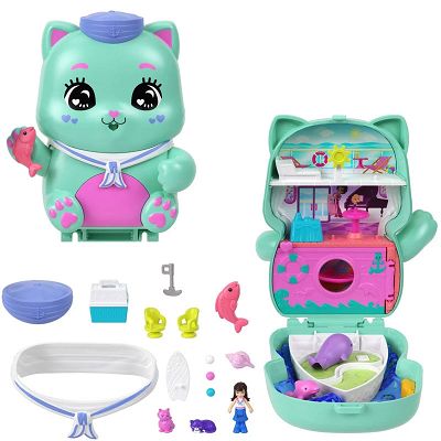 Polly Pocket Zestaw kompaktowy Koci rejs JCR37