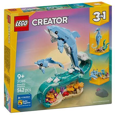 LEGO Creator Zwierzęta morskie: piękny delfin 3w1 31385