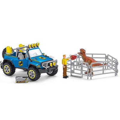 Schleich Dinozaury - Samochód terenowy z miejscem dla dinozaura 41464