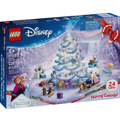 LEGO Disney Kraina Lodu Kalendarz adwentowy na 2025 rok 43273