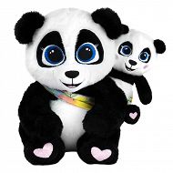 Huggy Luv Interaktywna Panda Mami i mała pandka Baobao 0372