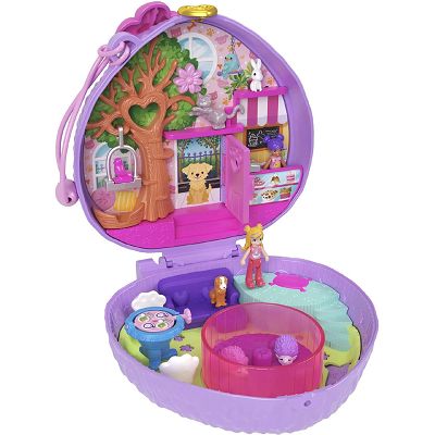 Polly Pocket Zestaw kompaktowy Kawiarenka Jeżyka HRD37 FRY35