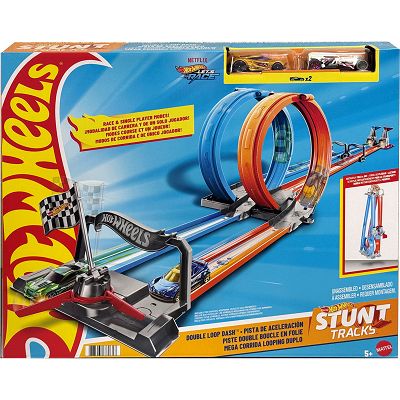 Hot Wheels Action Podwójna pętla Hot Wheels Stunt Track GFH85