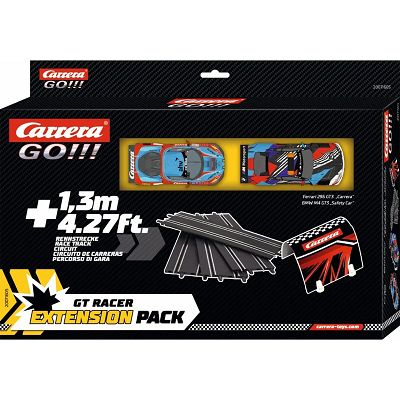 Carrera GO!!! - Zestaw do rozbudowy toru GT RACER + 2 samochody 71605
