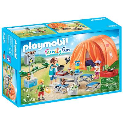 Playmobil - Rodzina na kempingu 70089