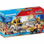 Playmobil - Plac budowy z wywrotką 70742