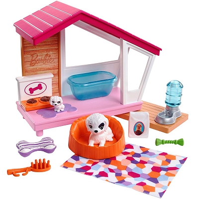 Barbie - Domek dla pupila FXG34