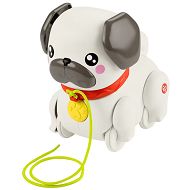 Fisher Price Pets Spacerowy Mopsik Piesek zabawka zachęcający do chodzenia HTW94