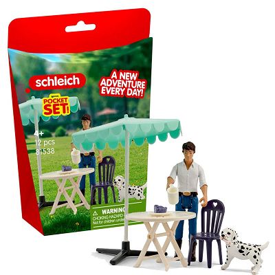 Schleich Pocket Set Spotkanie przy kawie w ogrodzie 81538
