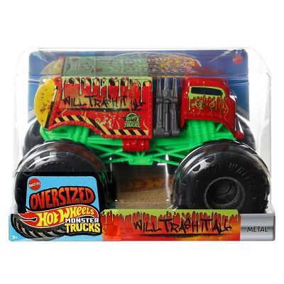 Hot Wheels Monster Truck 1:24 Will Tragh It All JDR17