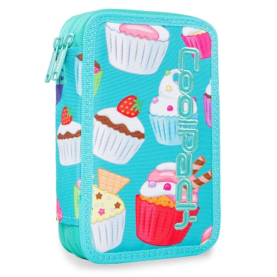 CoolPack - Jumper 2 Piórnik podwójny z wyposażeniem Cupcakes 66203