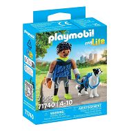 Playmobil my Life Biegacz z border Collie 71740