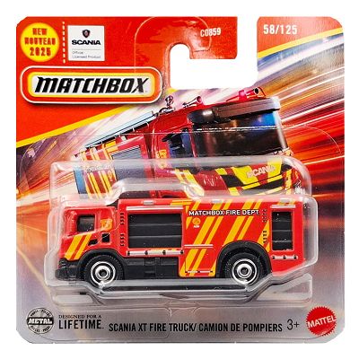 Matchbox - Scania XT Fire Truck  Camion De Pompiers JBR15