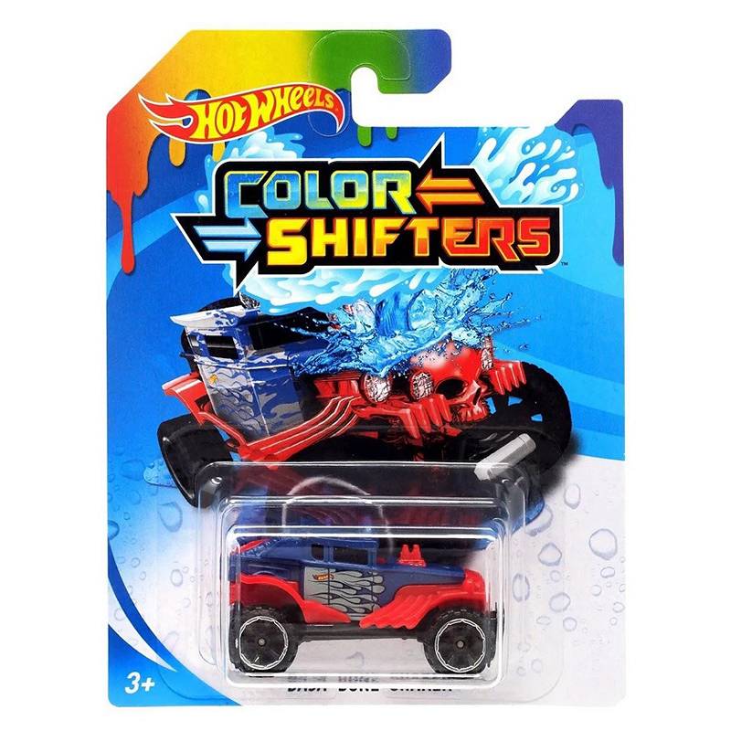 Hot Wheels Autokolorowańce Auto Zmieniające Kolor Baja Bone Shaker Cfm28 1789