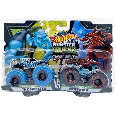 Hot Wheels - Monster Trucks 2pak The Monster vs Werewolf HGM78 HCL67