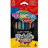 Colorino Creative Metaliczne markery 6 kolorów 32582