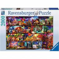 Ravensburger - Puzzle Świat książek 2000 el. 166855