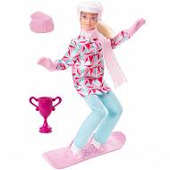 Barbie Sporty zimowe - Lalka Snowboardzistka HCN32