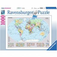 Ravensburger - Puzzle Polityczna mapa świata 1000 elem. 156528
