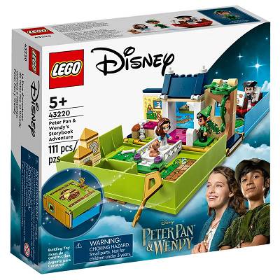 LEGO Disney Princess Książka z przygodami Piotrusia Pana i Wendy 43220