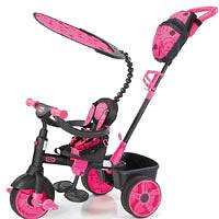 Little Tikes - Trójkołowy rowerek 4w1 Neon Pink Deluxe 634321