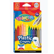 Colorino - Kredki świecowe okrągłe plastikowe wymazywalne 12 kolorów 91992