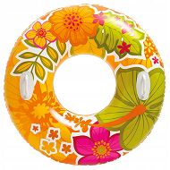 Intex - Koło plażowe z uchwytem kwiaty 97cm 58263