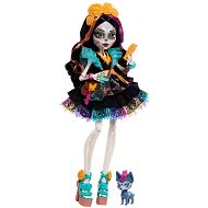 Monster High - Lalka podstawowa Skelita Calaveras + zwierzątko JHK34