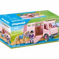 Playmobil Transporter koni 71237