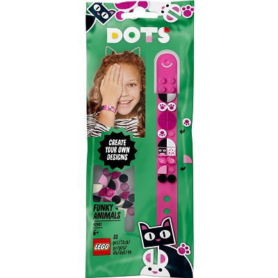 LEGO DOTS - Bransoletka ze stylowymi zwierzakami 41901