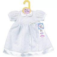 BABY born Dolly Moda - Biała sukienka z haftem dla lalki 43 cm 870341