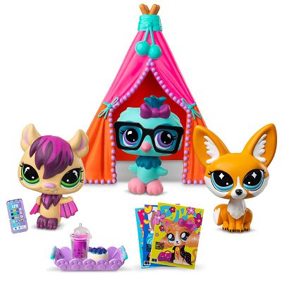 Littlest Pet Shop 5 seria Zestaw Piżama Party 01037