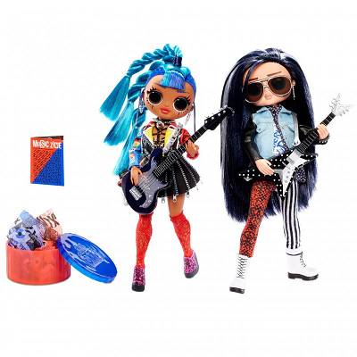 L.O.L. SURPRISE Lalka OMG Remix Rocker Boi i Punk Grrrl 2-PAK 567288