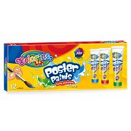 Colorino - Farby plakatowe w tubach 12 kol. 57349