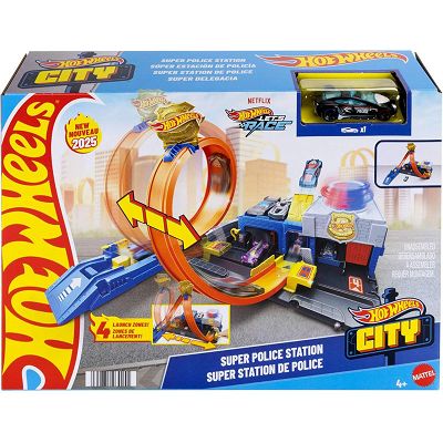 Hot Wheels City Posterunek policji pętla JBM71