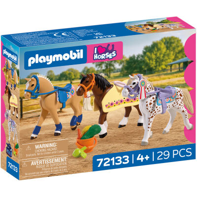 Playmobil Trzy konie do kolekcjonowania 72133