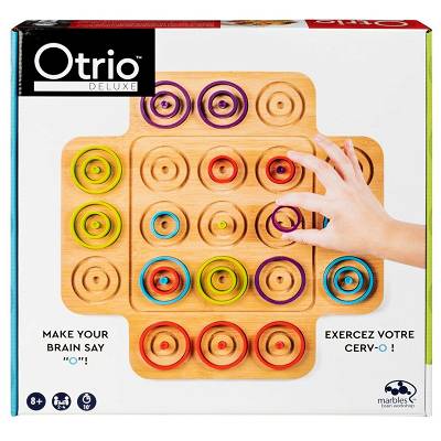 Spin Master - Gra Otrio Deluxe Wersja drewniana Marbles 20103001 6045064