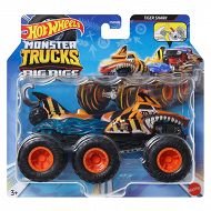 Hot Wheels - Monster Trucks Big Rigs - 6-kołowa ciężarówka Tiger Shark HWN88 HWN86