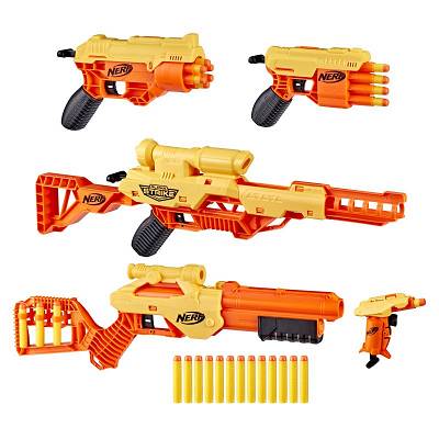 Hasbro Nerf Alpha Strike - Ultimate Mission Pack Wyrzutnie Stinger SD-1, Fang QS-4, Cobra RC-6, Wolf LR-1 i Lynx SD-1 E8339