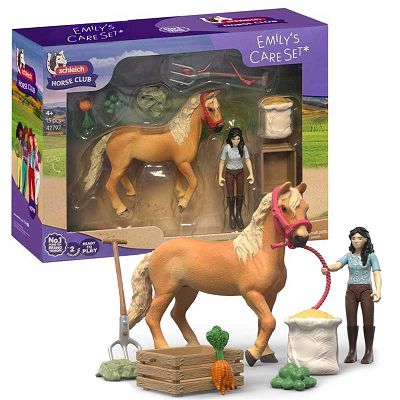 Schleich Horse Club Zestaw do pielęgnacji konia Emily 42797