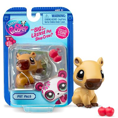 Littlest Pet Shop seria 3 Zwierzątko Nr 143 Kapibara 00523