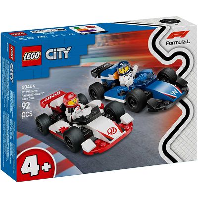 LEGO City F1 Bolidy Williams Racing i Haas F1 60464